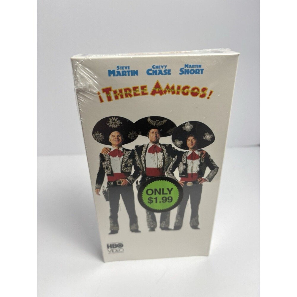 Three Amigos, Martin Short Chevy Chase (VHS,1986) NOS Sealed